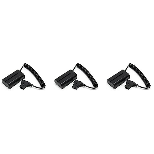 GREOHNMPAW 3X Gewickeltes D-Tap-Zu-L-Series-F550-Dummy-Kabel für/Shinobi Small Hd/-Kameramonitor von GREOHNMPAW