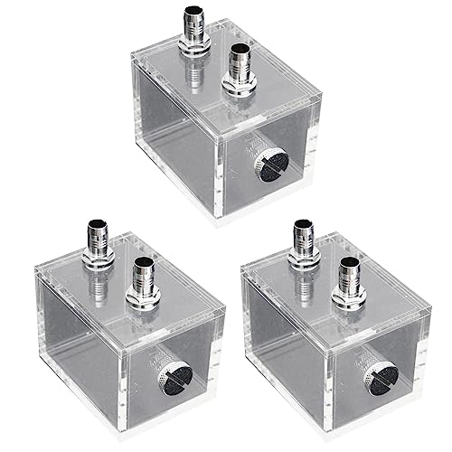 GREOHNMPAW 3X Neu 200 Ml Acryl Wassertank Kuehler Wasserkuehlung Kuehler PC CPU Wasserblock Transparent von GREOHNMPAW