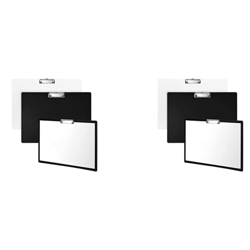 GREOHNMPAW 4 StüCk A3 Klemmbrett Klemmbrett A3 Querformat Schreibtafel mit Clip und Loch für AufhäNgen für BüRo KüChe Werkstatt GREOHNMPAW 4 StüCk A3 Klemmbrett Klemmbrett A3 Querformat Schreibtafel mit Clip und Loch für AufhäNgen für BüRo KüChe Werkstatt von GREOHNMPAW