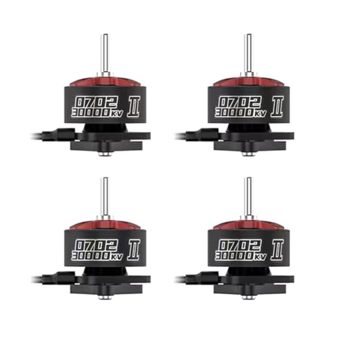 GREOHNMPAW 4 Stück 0702 II Bürstenlose Motoren für 65mm FPV Whoop Drohnen 30000KV Hochleistungs- und Langlebig von GREOHNMPAW