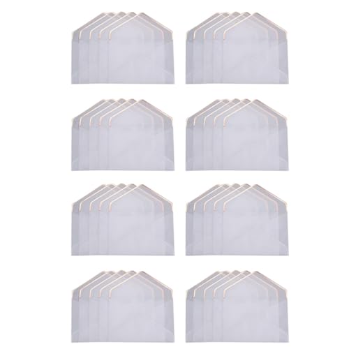 GREOHNMPAW 40 StüCk/Set Heiß PräGen Druck Papier Umschlag Transparenter Papier Umschlag Hochzeits Brief Einladung JubiläUm Rose Gold GREOHNMPAW 40 StüCk/Set Heiß PräGen Druck Papier Umschlag Transparenter Papier Umschlag Hochzeits Brief Einladung JubiläUm Rose Gold von GREOHNMPAW
