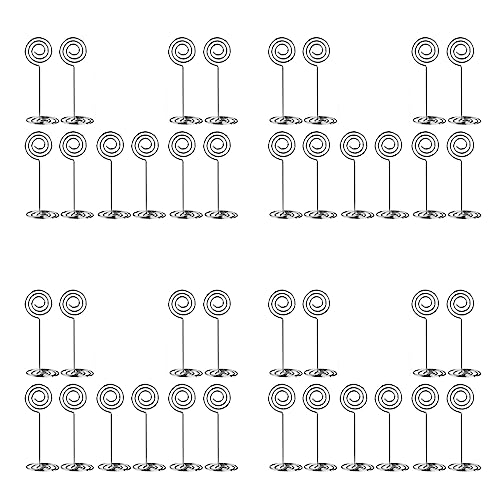 GREOHNMPAW 40 Stueck Runder Desktop Nummer Foto Halter Staender fuer Hochzeiten Party Zusammenkuenfte GREOHNMPAW 40 Stueck Runder Desktop Nummer Foto Halter Staender fuer Hochzeiten Party Zusammenkuenfte von GREOHNMPAW