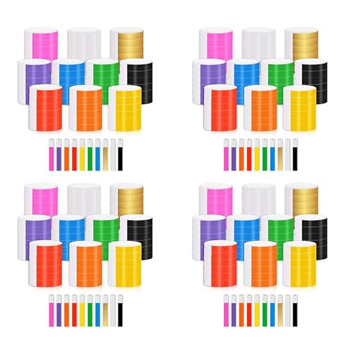 GREOHNMPAW 4000 STÜCKE Wasserdichte NeonarmbäNder ArmbäNder für Veranstaltungen Geeignet für Partys, ArmbäNder (10 Farben) von GREOHNMPAW
