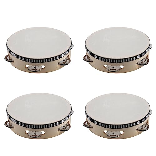 GREOHNMPAW 4X 7 Musikalische Tamburin Tamburin Trommel Runde Percussion Geschenk für KTV GREOHNMPAW 4X 7 Musikalische Tamburin Tamburin Trommel Runde Percussion Geschenk für KTV von GREOHNMPAW
