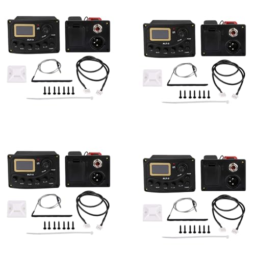 GREOHNMPAW 4X Akustik Gitarre Pickup Tuner 5 Band Eq Equalizer Akustik Gitarre Vorverstärker Piezo Vorverstärker Verstärker System mit Lautstärke Regler Lcd Display Eingebautes Mikrofon GREOHNMPAW 4X Akustik Gitarre Pickup Tuner 5 Band Eq Equalizer Akustik Gitarre Vorverstärker Piezo Vorverstärker Verstärker System mit Lautstärke Regler Lcd Display Eingebautes Mikrofon von GREOHNMPAW