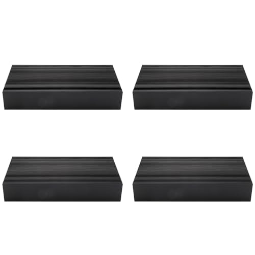 GREOHNMPAW 4X Langlebiger Kühl Körper Aus Silbernem Aluminium mit Strahlender Lamelle 80X27X150MM für Elektrischen Kühler Chip mit LED Leistungs Transistor von GREOHNMPAW