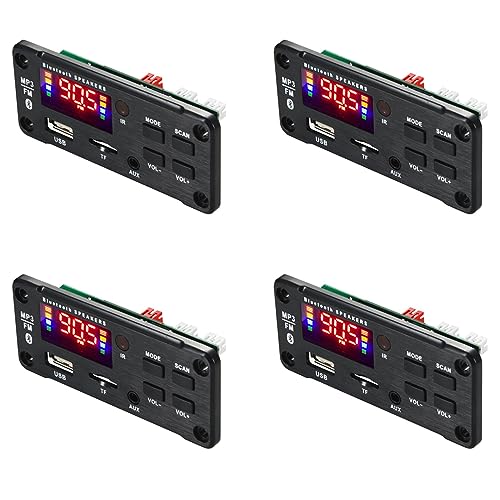 GREOHNMPAW 4X Verstärker 25Wx2 12V MP3 Decoder Board Audio Bluetooth 5.0 Drahtloses Musik Auto MP3 Player mit Bluetooth von GREOHNMPAW