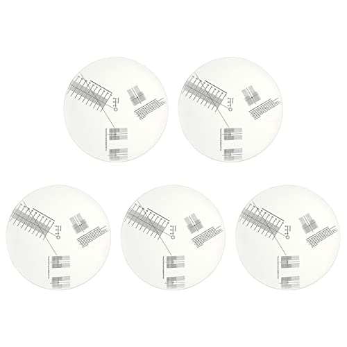 GREOHNMPAW 5X Anti-Rutschen LP Vinyl Record Pickup Kalibrier Platte Distanz Messer Messer Einstell Werkzeug Lineal für Platten Spieler GREOHNMPAW 5X Anti-Rutschen LP Vinyl Record Pickup Kalibrier Platte Distanz Messer Messer Einstell Werkzeug Lineal für Platten Spieler von GREOHNMPAW