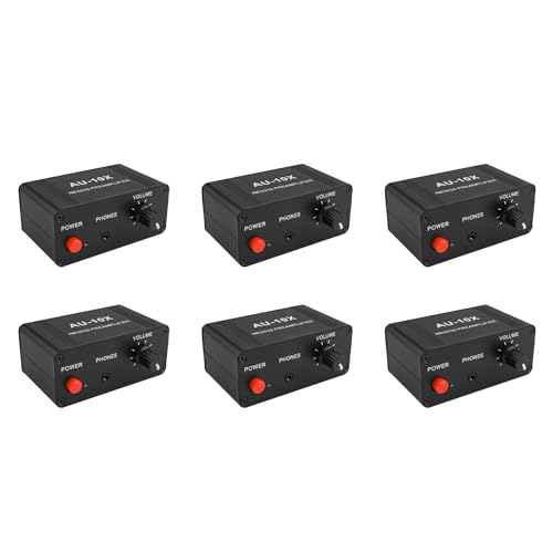 GREOHNMPAW 6X AU-10X NE5532 Audiosignal-VorverstäRker KopfhöRer Pre AMP Board VerstäRkung 20 DB Cinch 3,5 mm LautstäRkeregelung Ton DC 12 V GREOHNMPAW 6X AU-10X NE5532 Audiosignal-VorverstäRker KopfhöRer Pre AMP Board VerstäRkung 20 DB Cinch 3,5 mm LautstäRkeregelung Ton DC 12 V von GREOHNMPAW
