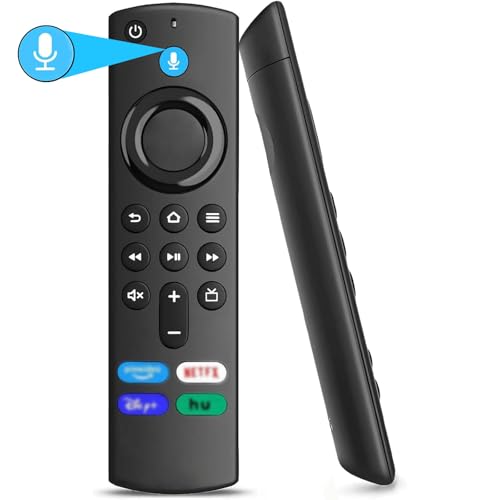 Ersatz-Sprachfernbedienung(3 Gen), Ersatz Fernbedienung mit Sprachfunktion, Kabellose Fernbedienung für Fire TV mit Sprachfunktion, für Smart Fire TV Stick 4K MAX L5B83G Fernbedienung 3. Generation von GREVA