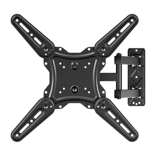 GRIFEMA TV Wandhalterung, Schwenkbar & Neigbar, Ausziehbare TV Halterung für 26–65 Zoll Flach & Curved Fernseher bis 35 kg, Max. VESA 400x400 mm, GB1010 von GRIFEMA