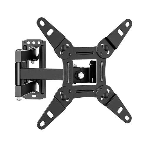 GRIFEMA GB1008-2 TV Wandhalterung Fernseher für 13-43 Zoll, Fernseher Halterung Schwenkbar Neigbar Ausziehbar Universal, bis zu 20kg, Max. Vesa 200x200mm, TV Halterung 180 Grad Drehbar von GRIFEMA