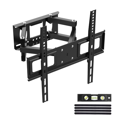 GRIFEMA TV Wandhalterung für 26-65 Zoll Bildschirme, Schwenkbare Neigbare und Ausziehbar TV Mount für LED, LCD, OLED, 4K Fernseher, Universal TV Halterung bis zu 35kg max. VESA 400 x 400 mm von GRIFEMA