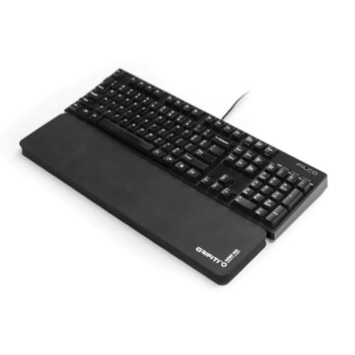 Grifiti Fat Handgelenkauflage 17 in Schwarz ist eine 10 cm Breite Handauflage für Standard Tastaturen und mechanische Tastaturen und 17 Zoll Laptops, Notebooks und Macbook bis von GRIFITI