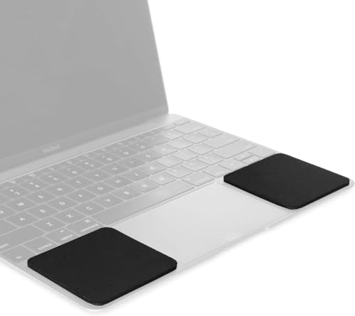 Grifiti Handgelenkschoner für Notebooks und Laptops, aus Silikon, leicht zu positionieren und zu entfernen, auf Reisen (2 große 10,2 x 7,6 cm) von GRIFITI