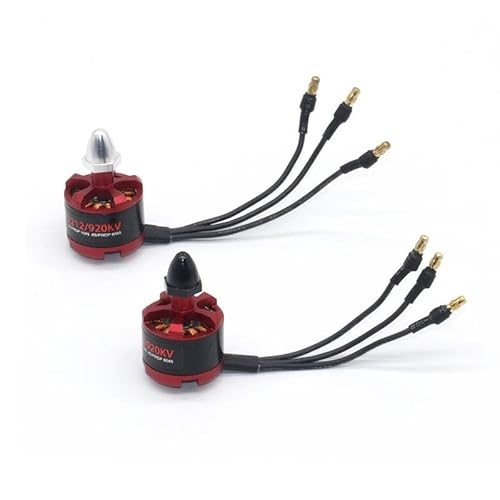 Drohne Zubehör. Dynamic Balance Calibration 2212 920KV Brushless Motor CW CCW for F330 F450 F550 Drohnenmotorteile (Color : 1 CW and 1 CCW Motor) von GRIPZO