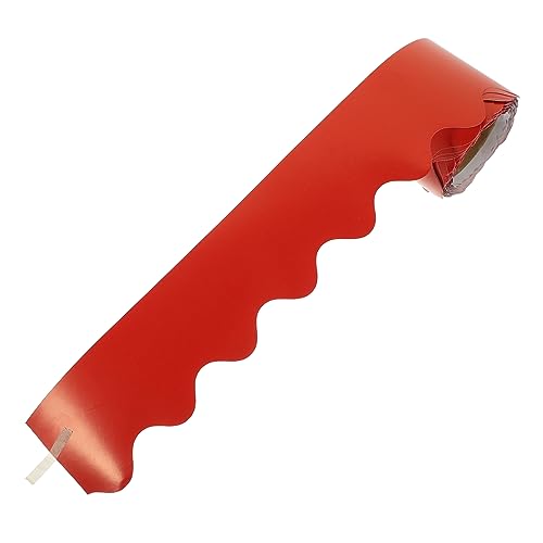 GRIRIW 1 Rolle Dekoratives Papier Trimmen Willkommen Streifen Wandverkleidung Dekorationen Klassenzimmer Bretter Wohnkultur Planke Hängend Wanddekoration Grenze Rot Beschichtetes Papier GRIRIW 1 Rolle Dekoratives Papier Trimmen Willkommen Streifen Wandverkleidung Dekorationen Klassenzimmer Bretter Wohnkultur Planke Hängend Wanddekoration Grenze Rot Beschichtetes Papier von GRIRIW