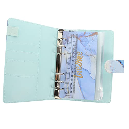 GRIRIW 1 Satz Binder Hauptbuch Ende Geld sparen Zeitschrift Taschenplaner Kasse Mini haushaltsplan budget-planer Notizbuch mit Stiftschlaufe Haushaltshandbuch Finanzberater Legierung Blue von GRIRIW