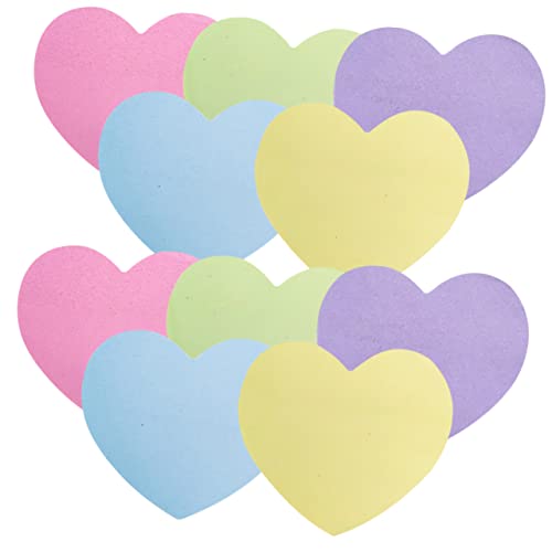 GRIRIW 10 Notizbuch Pastell Süßes Stationäres Die Memo-notizblöcke Kommentieren Registerkarten Klein Ästhetisch Unterlage Notizen Geformt Pads Schulbedarf Notenvorrat Papier Colorful von GRIRIW