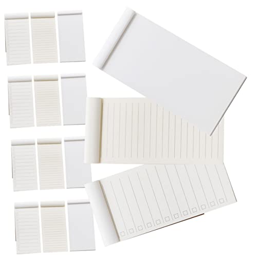 GRIRIW 15 Stück Notizblock Für Taschen Mini Memo -notepad Gefüttert Notizbuch Liniert Ideen-notizbuch Wöchentlich Notizblock Im Taschenformat Liniertes Notizbuch Täglich Klein Weiß Papier von GRIRIW