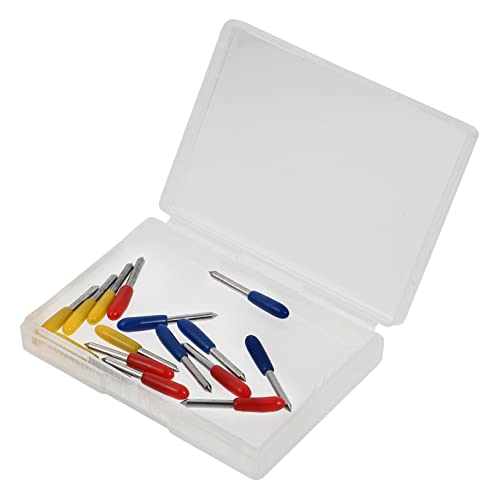 GRIRIW 15 Stück Schnitzmesser Ersatzschneider Schneidemaschinenschneider Beschriftungsschneider Vinyl-schneidwerkzeug Stoffgravurschneider Schneideplotter Wolfram Stahl GRIRIW 15 Stück Schnitzmesser Ersatzschneider Schneidemaschinenschneider Beschriftungsschneider Vinyl-schneidwerkzeug Stoffgravurschneider Schneideplotter Wolfram Stahl von GRIRIW