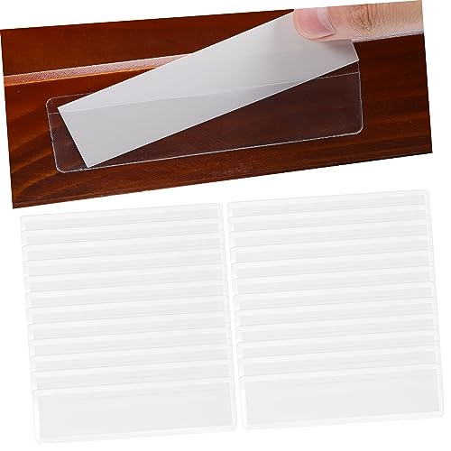 GRIRIW 1Satz Klebetaschen Transparente Etikettenhalter mit Papieretiketten Selbstklebend für Organisation von Dokumenten und Aufbewahrungsboxen GRIRIW 1Satz Klebetaschen Transparente Etikettenhalter mit Papieretiketten Selbstklebend für Organisation von Dokumenten und Aufbewahrungsboxen von GRIRIW