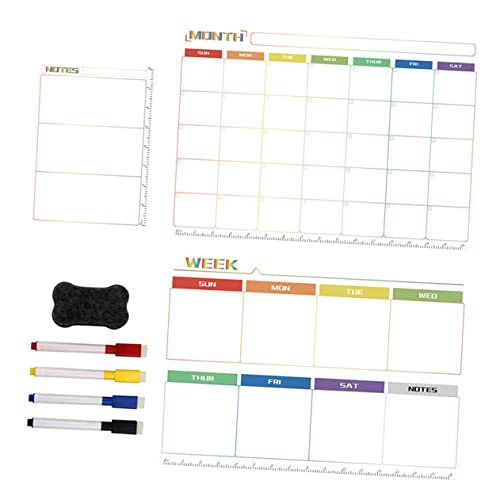 GRIRIW 1Satz Pet Magnetische Planungstafel für Kühlschrank Monats und Wochenplaner Abwischbar Wiederverwendbar Rutschfeste Unterlage zur Organisation Wichtiger Ereignisse GRIRIW 1Satz Pet Magnetische Planungstafel für Kühlschrank Monats und Wochenplaner Abwischbar Wiederverwendbar Rutschfeste Unterlage zur Organisation Wichtiger Ereignisse von GRIRIW