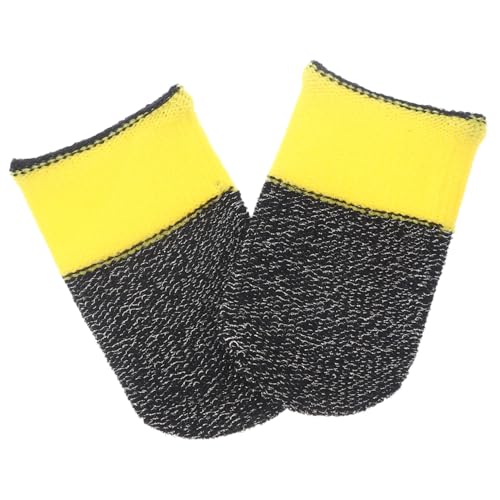 GRIRIW 2 Stück Gaming-finger – Atmungsaktive Nylonfaser-ärmel – Daumenschutz Fingerhandschuhe Für Konsole Pc Handy von GRIRIW