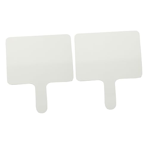 GRIRIW 2 Stück Hand hält Schild mit Schreibtafel Whiteboard schreibtafel spielsachen trocken abwischbare Tafeln handgehaltenes Trockenlöschbrett für Lehrhilfe weiße Tafel Melamin von GRIRIW