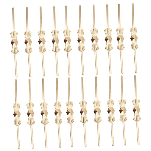 GRIRIW 200st Zubehör Für Kristalllampen Kronleuchter Schleifennadel Für Deckenleuchte Lampen-fliegenverbinder Kristalle Perlenteile Clips Fliege Clips Stifte Golden Metall GRIRIW 200st Zubehör Für Kristalllampen Kronleuchter Schleifennadel Für Deckenleuchte Lampen-fliegenverbinder Kristalle Perlenteile Clips Fliege Clips Stifte Golden Metall von GRIRIW