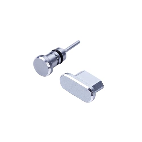 GRIRIW 2Stücke Staubschutzstecker für Kopfhöreranschluss Micro USB Ladeanschluss Kompatibel mit Edge Plus Honor von GRIRIW