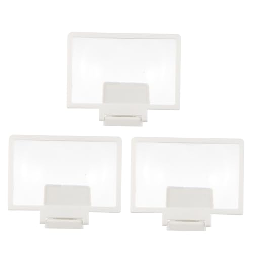 GRIRIW 3 STK Handy Lupe Monitor Led Einstellbar Handy-Bildschirm Handyhalterung Bildschirmlupe Für Videos Praktischer Handyständer Multifunktionaler Telefonständer Pp Weiß GRIRIW 3 STK Handy Lupe Monitor Led Einstellbar Handy-Bildschirm Handyhalterung Bildschirmlupe Für Videos Praktischer Handyständer Multifunktionaler Telefonständer Pp Weiß von GRIRIW