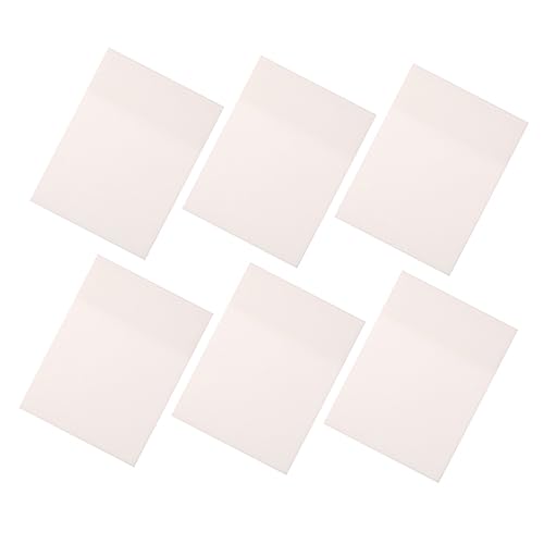 GRIRIW 6Stücke Selbstklebende Notizblöcke Transparent Erinnerungsaufkleber Für Büro Und Zuhause Kleine Memo Pads Notizen Und Planung von GRIRIW