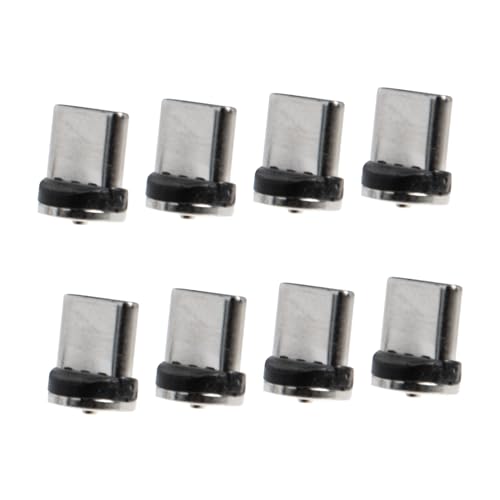 GRIRIW 8-teiliges PVC-USB-c-magnetadapter-TIPP für Den Drehbaren Magnetischen Ladekabelanschluss in Der Luft von GRIRIW
