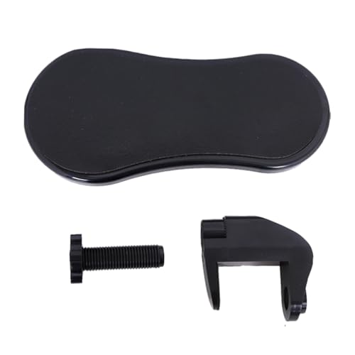 GRIRIW Computer-handauflage Arm Ergonomisch Büro Gaming Desk Schreibtischgelenksruhe Ellbogenstütze Für Den Schreibtisch Tischverlängerung Handgelenksruhe Für Computertastatur Gummi Black von GRIRIW