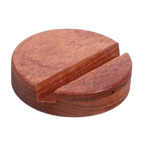 GRIRIW Holz Handyhalter Stabiler Tischständer für Smartphones Elegantes Design aus Hochwertigem Holz für Büro Zuhause Perfekter Beim von GRIRIW