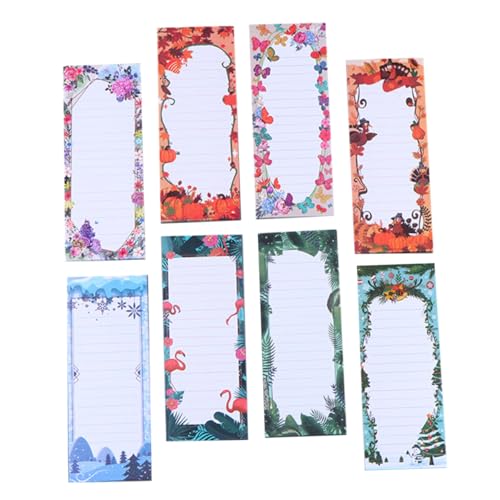 GRIRIW 8 stücke Magnetische Memo Pads für Kühlschrank Kühlschrank Notizblöcke Kalender Planer Magnet Wohnkultur von GRIRIW