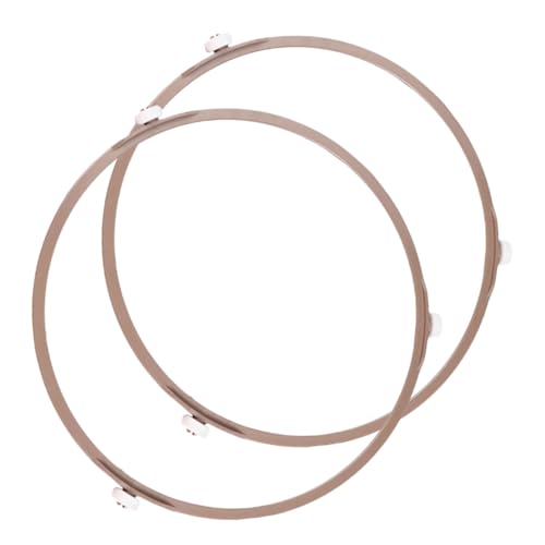 GRIRIW Drehtellerring für Mikrowelle Rollenhalterung 2 Stück Glasplatten-Tablettring für Mikrowellen-Drehteller GRIRIW Drehtellerring für Mikrowelle Rollenhalterung 2 Stück Glasplatten-Tablettring für Mikrowellen-Drehteller von GRIRIW