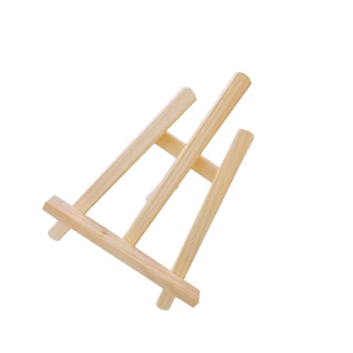 GRIRIW Mini Holzständer für Smartphones Dreiecksunterstützung Stabiler Telefonhalter aus Hochwertigem Holz für Tablets Laptops Elegantes Design für Arbeitsplatz von GRIRIW