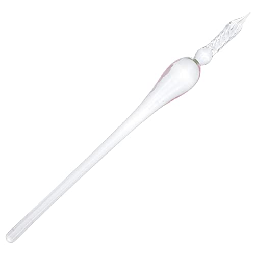 GRIRIW Stift Kalligraphiestifte Für Anfänger Dip-stift Dip-pen-tinte Kursiv Tipp Schreiben Handbeschriftungsstifte Party Tragbarer Tauchstift Leichter Tauchstift Glas Rosa von GRIRIW