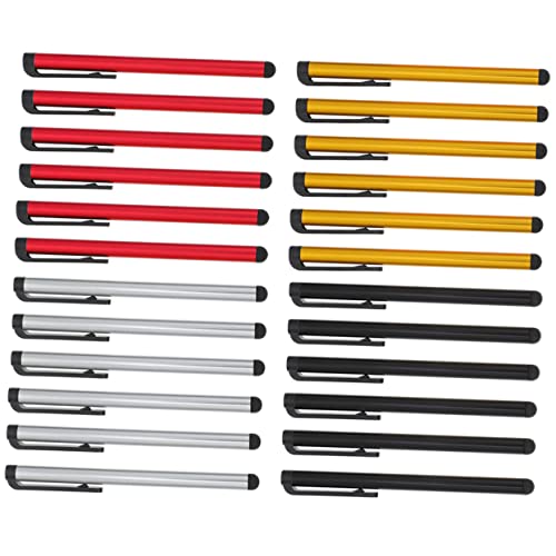 GRIRIW Touchscreen-Stift-Set 24-teilig Tablet-Stift Für Smartphone-Bildschirm Schreibstift Weiche Gummispitze Kapazitiver Stift Für Geräte von GRIRIW
