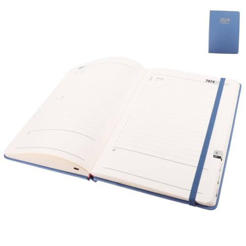 GRIRIW Tag Schreibwaren Monatsplaner Schule Notizbuch auftragsbuch aufgabenheft lernplaner paper tig noteboon wochenkalender für den schreibtisch Lehrerplaner Schulplaner Papier Sky-blue von GRIRIW