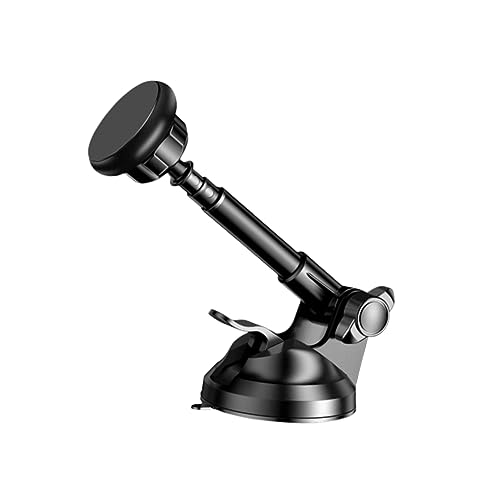 GRIRIW Teleskop Saugnapf Handyhalterung für Auto Universeller Auto Telefonhalter mit Flexiblem Schwanenhals Kompatibel mit Smartphones Schwarz für Windschutzscheibe von GRIRIW