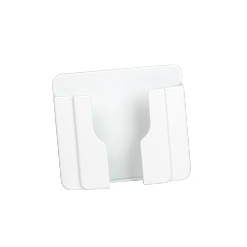 GRIRIW Wandhalterung Handy Ladegerät Organizer Platzsparender Telefonhalter für Wandmontage aus PC für Schlafzimmer Büro Mehr Weiß von GRIRIW