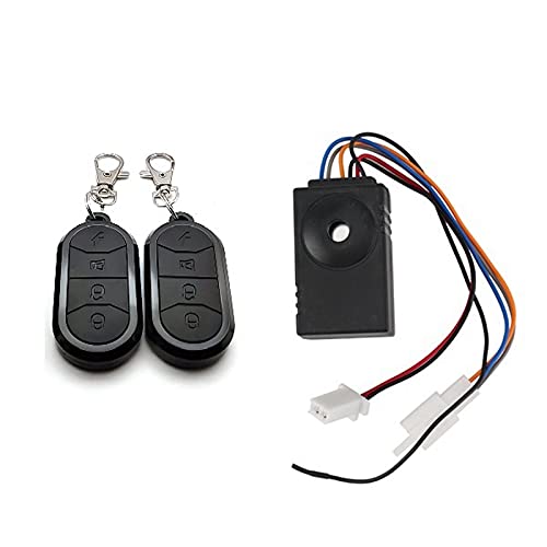 GROCKSTR Ebike Alarm System Dual Fernbedienung 36V 48V 60V 72V Alarm ZubehöR Universal Wasserdicht Fahrrad von GROCKSTR