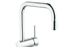 GROHE Minta, Chrom, Hebelgriffe, Einzelbild, Keramik, 4,6 cm, 360° von GROHE