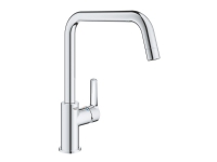 GROHE QuickFix Start, Standard, Chrom, Joystick, Eins/Eine(r), 3/8 Zoll, Keramik von GROHE