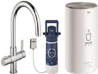 GROHE Red II Basic Duo Küchenarmatur mit kochendem Wasser 4 l-Kedel C Auslauf, chrom von GROHE