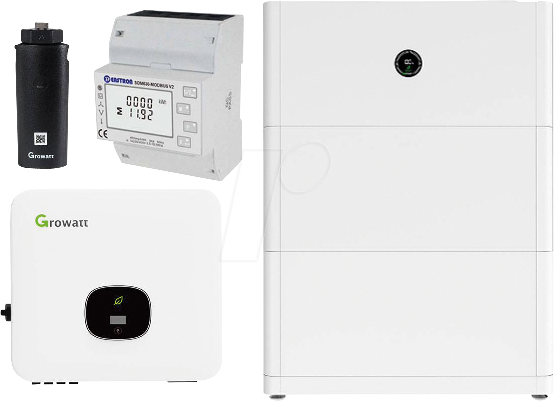 GW 9KTL 10000SET - Growatt MOD 9KTL3-XH2 9 kW + 10 kWh Speicher von GROWATT