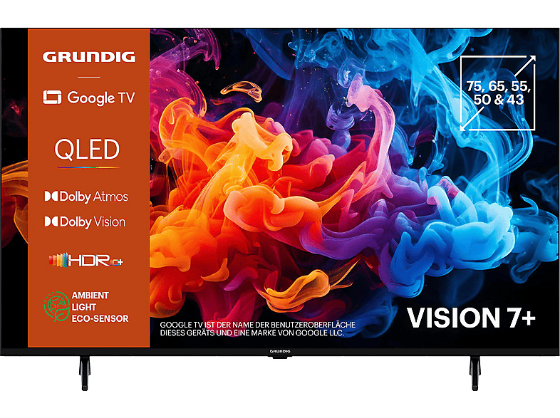 GRUNDIG 43 GUB 7540 Q QLED TV (Flat, Zoll / 108 cm, UHD 4K, SMART TV) von GRUNDIG